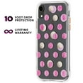 thumbnail image 3 of Case-Mate Tough Wallpapers Case for iPhone XR - Pink Dots, 3 of 6