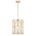 thumbnail image 4 of Amara 12 in. 1-Light Indoor Brass Finish Pendant Light with Light Kit, 4 of 5