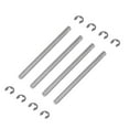 thumbnail image 4 of 1x Differential Locker Spool Lock Spool for Slash & 8Pcs Suspension Pins 44mm with E-Clips,8 x Suspension Pins 16 x E-Clips 1 x Differential Locker Spool,Black & silver, 4 of 8
