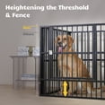 thumbnail image 6 of Dog Playpen Heavy Duty Dog Crate Kennel Dog Fence Pet Enclosure with Lockable Door, 6 Panel for Puppy Indoor Outdoor, 6 of 12