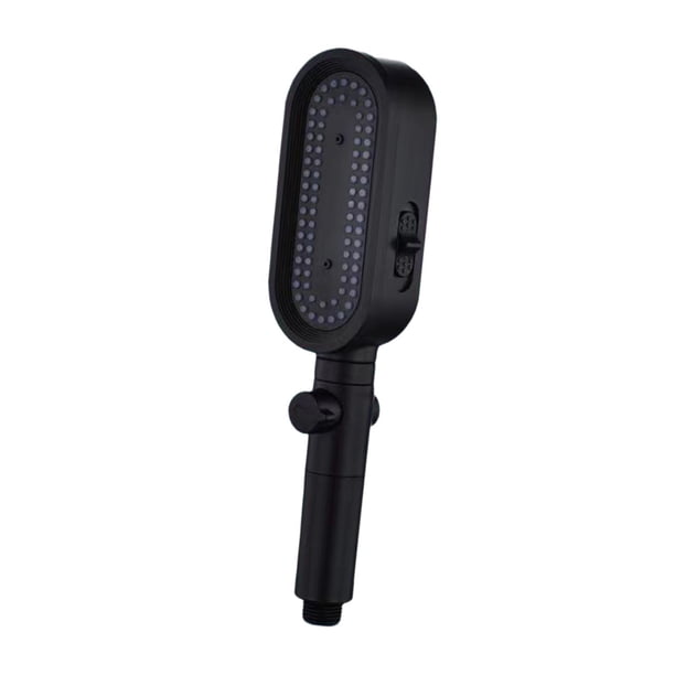 Cabezal de ducha de mano de alta presión Accesorios de baño Cabezal de ducha de baño Negro