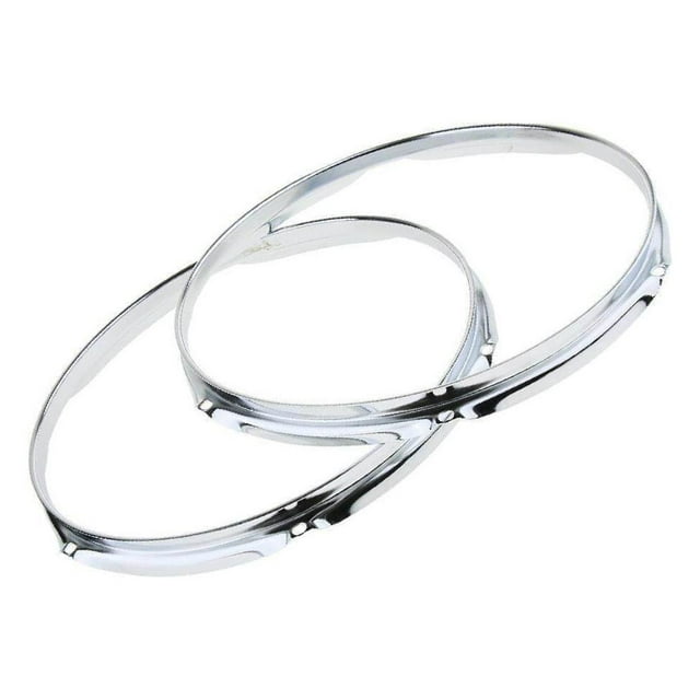 1 Pair Snare Drum Hoop Ring Rim for Percussion Hoop Drum Hoop Instrument Instrument 12 Inch 6 Hole