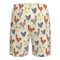 thumbnail image 6 of Naloa Funny Chicken Men's Beach Shorts, Surfing shorts, Swim trunks, Quick Dry Swim Trunks for Surfing Beach Fun - X-Large, 6 of 9