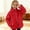 Red, variant on Girls Boys Sherpa Jacket Fuzzy Winter Coats (Red 9-10 Years)