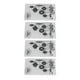 thumbnail image 1 of Plantilla de estampado ANGGREK carpetas de plástico para tarjetas divertidas y hermosas 4 piezas, 1 of 8