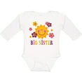 thumbnail image 3 of Inktastic Sunny Big Sister Girls Long Sleeve Baby Bodysuit, 3 of 5