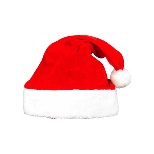 Gorro de Papá Noel con pompón para niños adultos (niño) 1 pieza