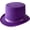 Purple, variant on 1 Pack Felt Top Hats for Men &Women, Magicians Hat, Flat Top Hat, Mens Hat for Adult Round Stage Show, Halloween, Unisex