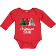 thumbnail image 3 of Inktastic Christmas Squad with Plaid Trees Boys or Girls Long Sleeve Baby Bodysuit, 3 of 5