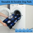 thumbnail image 5 of 2-Pack Holiday Themed Washable Puppy Pads 24x35, Christmas Print Reusable Dog Potty Mats, Highly Absorbent Pet Mat for Indoor Use and Training Purposes, 5 of 8