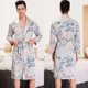 thumbnail image 1 of Ropa de dormir de seda, ropa de dormir de seda helada para hombres, ropa de dormir de manga larga para hombres, batas de baño, ropa para el hogar, 1 of 6