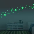 thumbnail image 2 of Calcomanía de Pared BLESIY Fluorescentes que brillan en la oscuridad Decoración de tejado para Dormitorios Estrella, 2 of 8