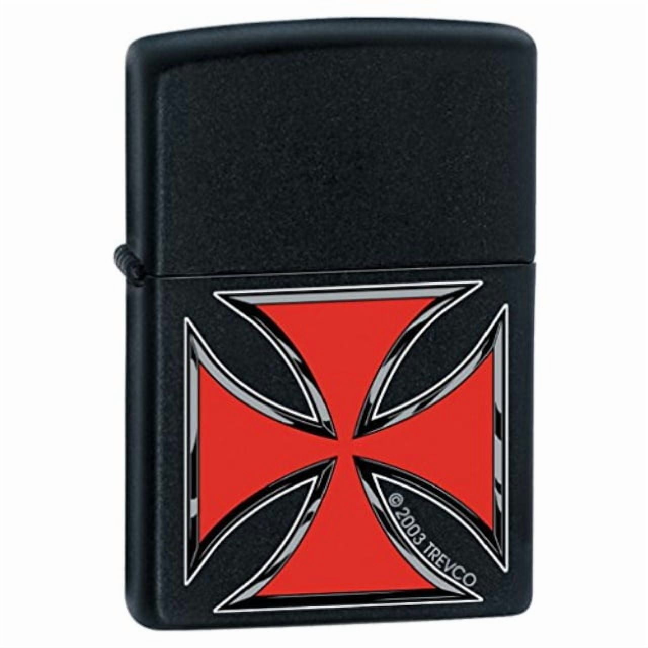 Zippo 28827 American Flag High Polish Chrome Classic Windproof
