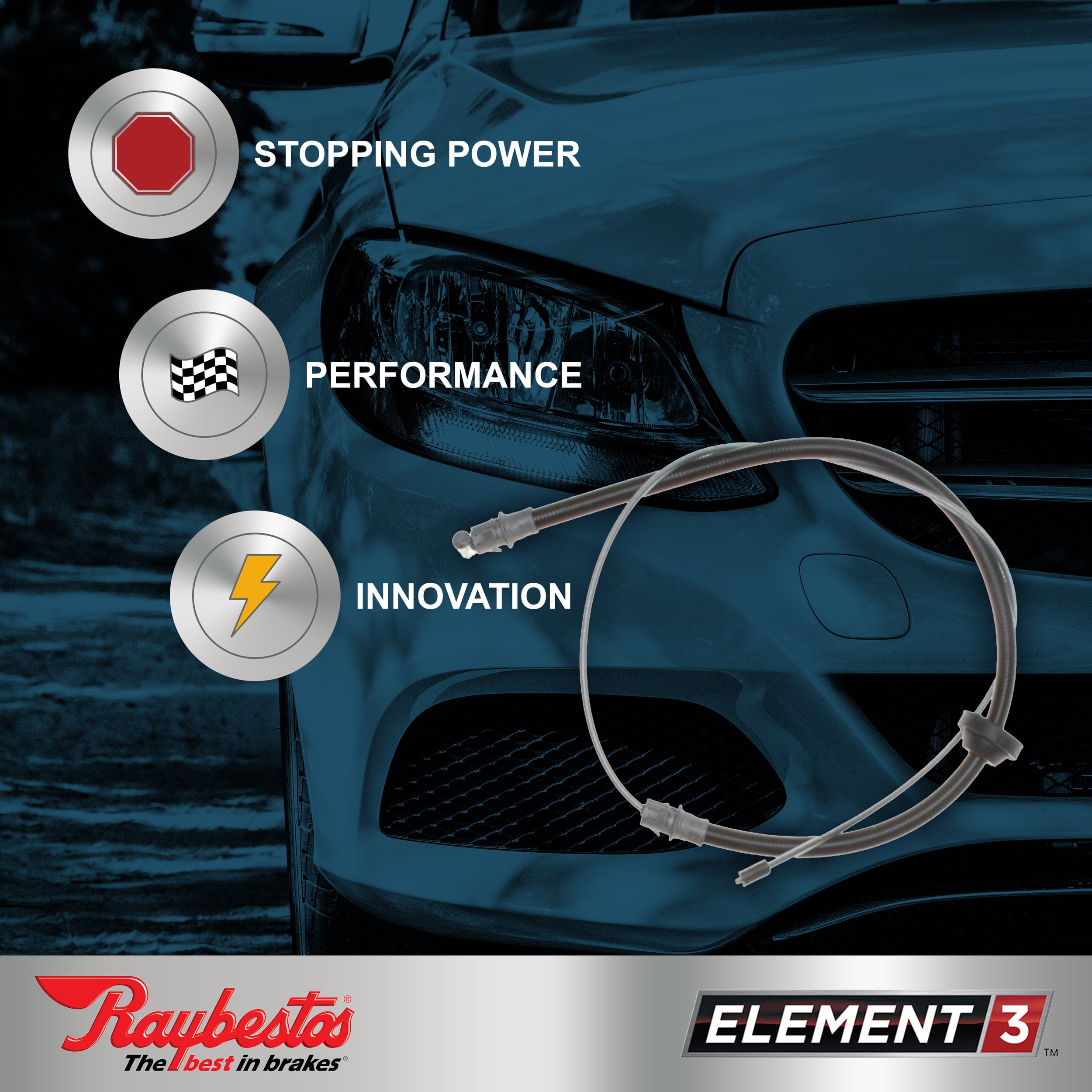 Raybestos Element3 Brake Cables, BC92449 Fits select: 1966 Raybestos Element3 Brake Cables, BC92449 Fits select: 1966
