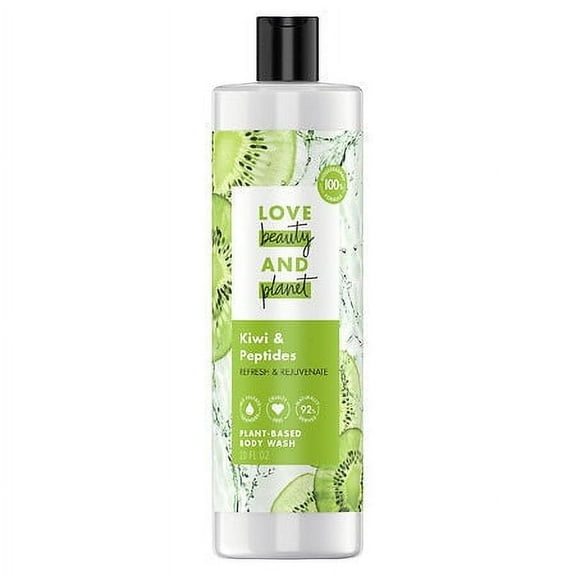 Love Beauty and Planet Kiwi & Peptides Refresh & Rejuvenate Body Wash - 20 fl oz