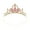 Gold powder diamond, variant on FENOHREFE Queen Crowns Blingbling Headband Heart Headwear Glistening Photo Props Halloween Party Headwear Cosplay Accessories