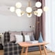 thumbnail image 2 of Lámpara redonda de cristal Shade para lámpara colgante Lámpara de colgante Sombra para lámpara Decoración, 2 of 8