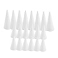 thumbnail image 2 of Cono de espuma grande, base para manualidades, forma de árbol de Navidad, suministros de floristería, proyectos de bricolaje Estilo C, 2 of 9