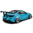 thumbnail image 4 of 2024 Toyota GR86 LBWK Body Kit RHD (Right Hand Drive) Baby Blue with Black Top 1/18 Diecast Model Car by Solido, 4 of 6