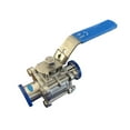 thumbnail image 1 of Stainless Steel Manual Ball Valve 2way Encapsulated End 3pcs Type For Isolation And Control ,Safe Mode, 1 of 3