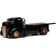 thumbnail image 4 of Just Trucks 1:24 1947 Ford COE with Tire Rack Rack Die-cast Car Black/Gold Play Vehicles, 4 of 4