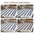 thumbnail image 7 of ODIKA 8'x10' Washable Area Rug Striped Nautical Banded Vintage Awning Stripes Plaid Gingham Flowing Dynamic for King Size Bedroom Under Bed, Master Suite, Non-Shedding, Easy Care, 7 of 7