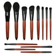 thumbnail image 3 of 12x kits de brochas de maquillaje facial, mango de madera, base profesional, sombra de ojos, brochas de maquillaje cosméticas versátiles para hermana Yinane Brocha de maquillaje, 3 of 8
