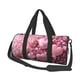thumbnail image 1 of Fotbe Pink Glitter Heart Candy Bolsa Deportiva de Lona Plegable con Estampado, Bolsa de Gimnasio con Bolsillo Seco/Húmedo, Bolsa de Viaje Ultraligera de Gran Capacidad, 1 of 6