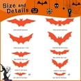 thumbnail image 3 of BOBOMOTI Halloween Bats Decoration, Glows-in-the-dark Bats Halloween Window Clings for Halloween Party Decorations, Halloween Window Stickers Wall Stickers Clearance, 3 of 5