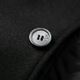thumbnail image 6 of Men Coats Casual Fashion Jacket Woolen Coat Stand Collar Woolen Coat Windbreaker Casual Overcoat, 6 of 8