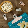 thumbnail image 4 of HAHDAXIA Cook with Color Set of Eight Bag Clips, 2 Large Heavy Duty Chip Clip and 6 Refrigerator Magnet Clips for Food Storage with Air Tight Seal Grip for Snack Bags and Food Bags (Pink), 4 of 6