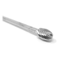 thumbnail image 5 of SE-51 Single Cut 1/4" x 3/8" Solid Carbide Burr Bur Tool Die Grinder Bit 1/8" Shank, 5 of 6