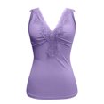 thumbnail image 6 of Up to 30% off! Kmdttou Fashion Women Sleeveless Garment Comfortable Breathable V-Neck Blouses Tops Fashion Layering Slim Trendy Cool Tops, 6 of 7