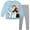 Light blue / grey, variant on Disney Frozen Elsa Little Girls Pullover French Terry Sweatshirt & Leggings Purple 7-8