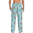 thumbnail image 7 of Salouo Flamingos And Tropical Plants Print Pajama Pants for Men, Lounge Pants Elastic Waistband Casual Men's sleepwear Loungewear Sleep Pajama Pant -Medium, 7 of 7