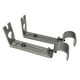 thumbnail image 5 of 1 par de soportes de barra de cortina de metal ajustables para montaje en pared. Grey, 5 of 7
