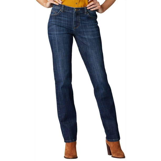 Lee - Lee Womens Relaxed Straight Leg Jeans 16 Tall Bewitched blue ...