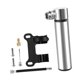thumbnail image 3 of Minibomba para bicicleta de 120 PSI, bomba para neumáticos CNC de alta presión, fácil bombeo, inflado rápido, cilindro telescópico, compacta, para Plata y soporte, 3 of 8