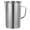 thumbnail image 1 of Taza medidora de acero inoxidable de 2000 ml, taza para espumar leche con nivel de marcado y asa, jarra medidora de laboratorio, jarra medidora graduada, tazas para mezclar café, jugo y espresso, 1 of 7