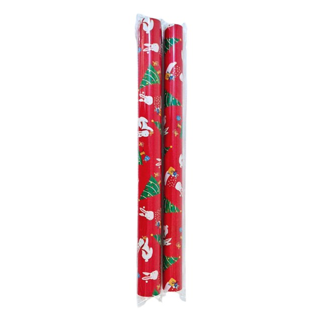 D 16 Foot Christmas Gift Wrap Roll Holiday Themed Wrapping Paper For Presets Crafts And Party Decorations Style D