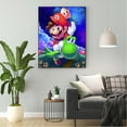 Super Mario Diamond Painting by Number Kits for Adult's,5D DIY Jack and Sally Diamond Art,Round
