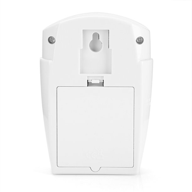 Timbre con sensor de movimiento PIR ANGGREK alarma con 2 mandos a Distancia detector de movimiento infrarrojos 105dB color blanco