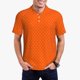 thumbnail image 1 of Fotbe Orange Scales Camiseta Polo de Golf para Hombre con Estampado – Camisa Deportiva Transpirable con Cuello Abotonado-3X-Large, 1 of 6