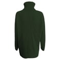 thumbnail image 5 of Green Womens Fall Tops Women's 2023 Winter Sweaters Oversized Turtleneck Long Sleeve Chunky Knitted Tunic Pullover Tops Sweaters for Women, 5 of 5