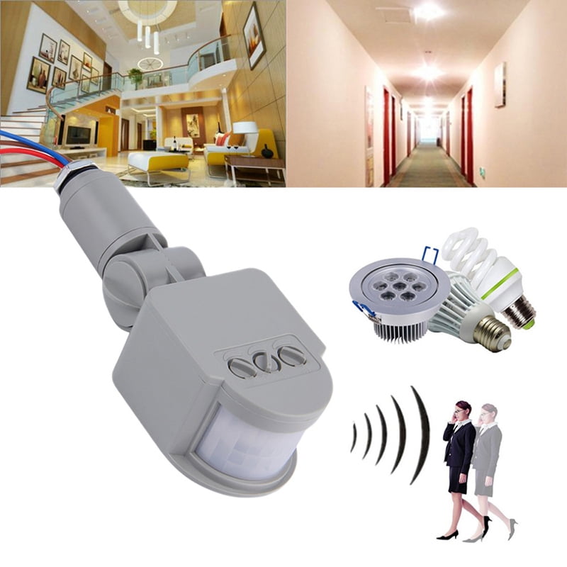 Outdoor Motion Sensor Switch 220V 12V Wall Light Lamp LED PIR Infrared