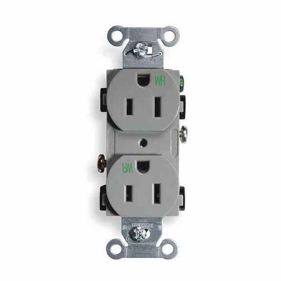 Hubbell Wiring Device-Kellems BR15GRYWR