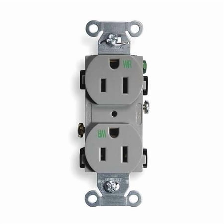 Hubbell Wiring Device-Kellems BR15GRYWR