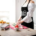 thumbnail image 4 of Funny Waterdrop Resistant Aprons for Women with 2 Pockets, Adjustable Bib Chef Kitchen Apron for Cooking Baking, 4 of 6