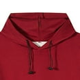 thumbnail image 5 of Yutgune Men's Big & Tall Pullover Hoodie, Solid Long Sleeve Hooded Sweatshirt with Drawstring, Sizes M-5XL, 5 of 7