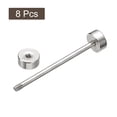 thumbnail image 3 of Unique Bargains 8Pack Metal Bag Strap Connect Buckles,38x42mm Purse Screw Fixing Rivets (Silver Tone), 3 of 7